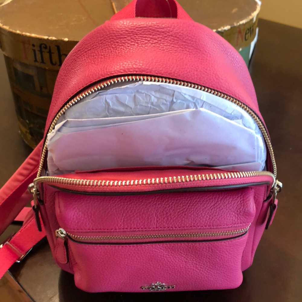 Authentic! NWT! Coach Mini Charlie Backpack - Picture 3 of 5